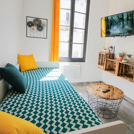 قرقشونه Charmant T2 En Coeur De Ville - 2 Lits + Lit Bebe - Wifi - Imprimante المظهر الخارجي الصورة