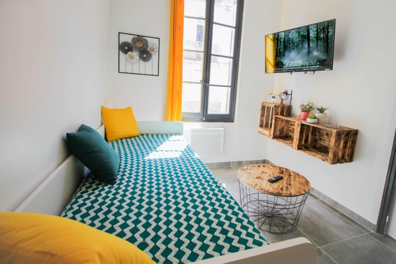 قرقشونه Charmant T2 En Coeur De Ville - 2 Lits + Lit Bebe - Wifi - Imprimante المظهر الخارجي الصورة